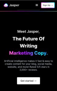 Jasper, la révolution de la rédaction par l’intelligence artificielle
