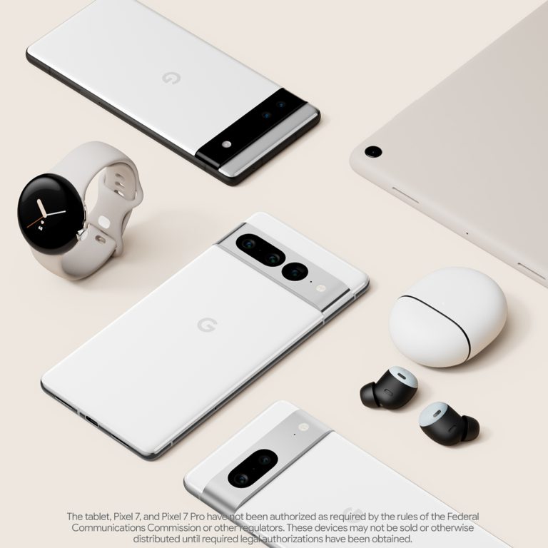 Pixel 7, Pixel 6a, Pixel buds pro, pixel watch, pixel tablet au Google IO 2022
