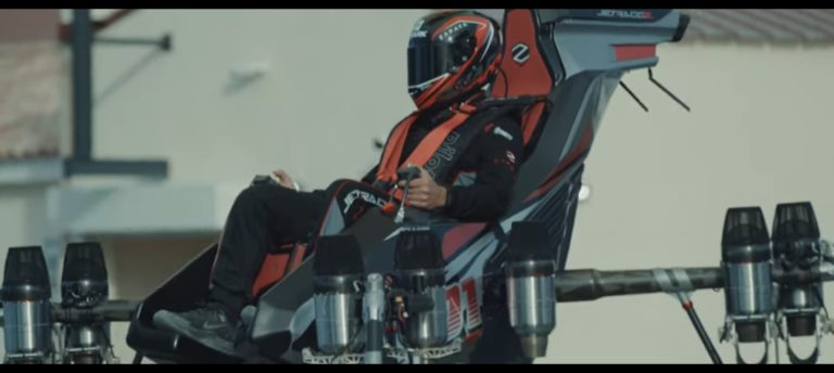 Jetracer, la voiture volante de Franky zapata