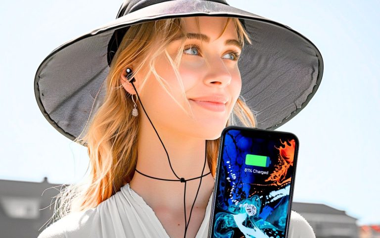 Ce chapeau solaire recharge votre téléphone en plein air ! Découvrez comment transformer chaque rayon de soleil en énergie !