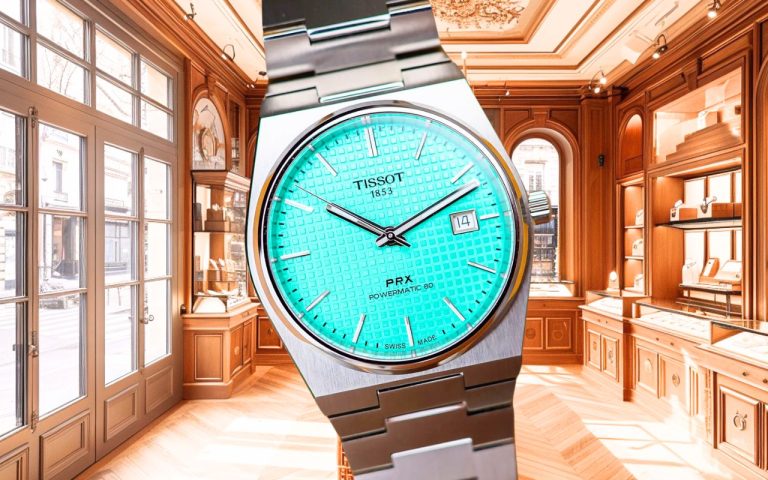 Tissot révèle sa nouvelle création : Le PRX Powermatic 80 Mint Green, un bijou d&rsquo;horlogerie à découvrir !