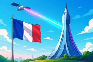 ​La France a récemment franchi une étape majeure dans le domaine des communications spatiales en établissant une liaison laser stable entre un nanosatellite en orbite basse et une station terrestre optique.