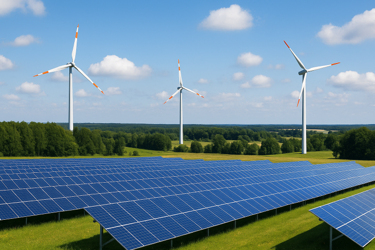 L’Europe investit 52 millions dans des centrales solaires à la place des anciennes gravières comment l’UE transforme les paysages du Nord