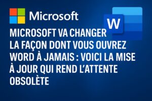 Microsoft va changer la façon dont vous ouvrez Word à jamais : voici la mise à jour qui rend l’attente obsolète