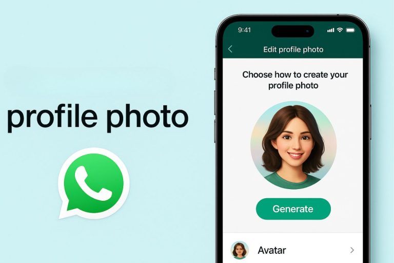 WhatsApp ajoute un générateur d’images par IA : vers la fin des photos de profil classiques ?
