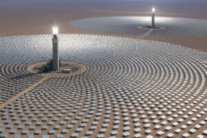 Un projet hors-norme en Chine une centrale solaire capable d’alimenter un million de foyers sans interruption, nuits et jours, grâce à une technologie thermique inédite