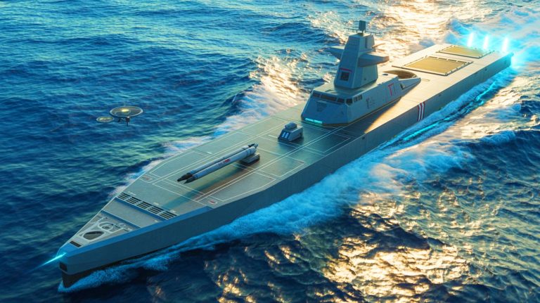 Un monstre des mers dévoilé : ce navire de guerre autonome file à 93 km/h avec 40 tonnes d’arsenal redoutable pour dominer les océans