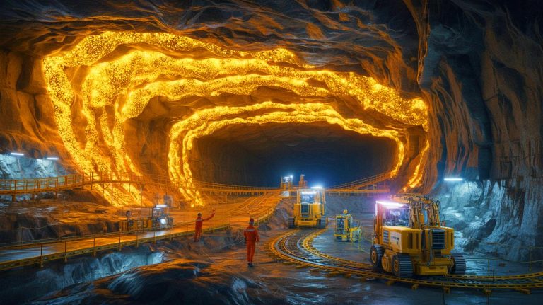 Une découverte qui bouleverse l&rsquo;économie mondiale : la Chine exhume 1 100 tonnes d&rsquo;or à des profondeurs extrêmes, les marchés en émoi