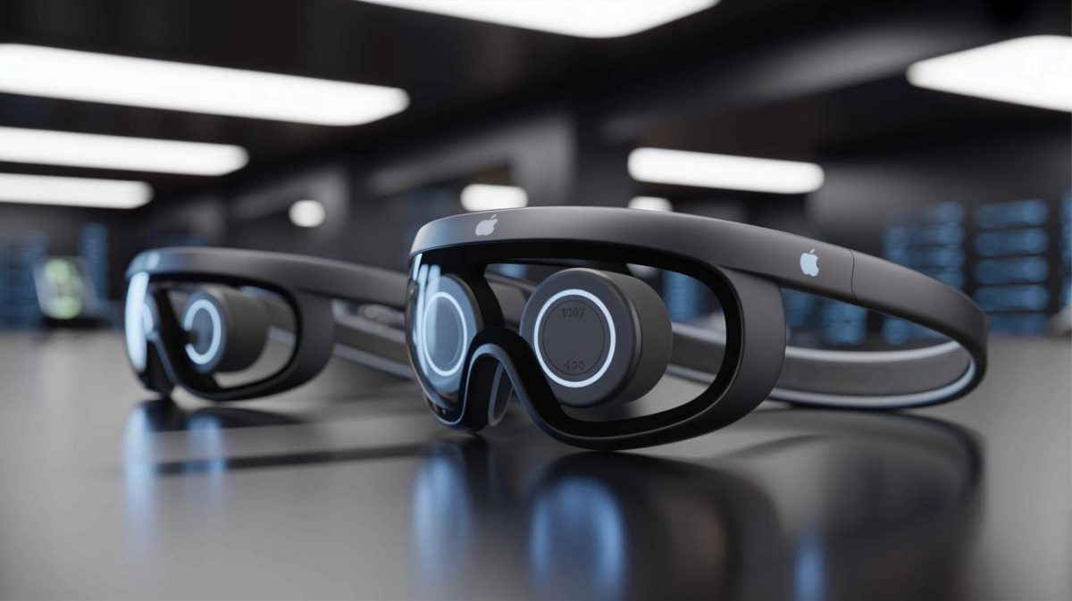 Apple frappe fort : préparez-vous à découvrir ces sept appareils surprenants pour défier Meta et son Quest 3 dans une bataille technologique épique Illustration de la future gamme d'appareils de réalité augmentée d'Apple, incluant lunettes connectées et casques. Image réalisée par IA.