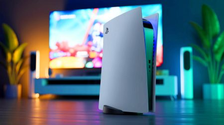 « Cette console pourrait changer la donne » : la nouvelle mise à jour PlayStation 5 promet une réduction dramatique de la consommation d’énergie pour un jeu plus vert et économique Illustration de la mise à jour de la PlayStation 5 pour une consommation énergétique réduite, générée par intelligence artificielle.