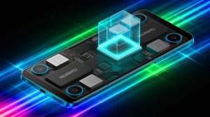 Illustration de Huawei intégrant la mémoire HBM dans ses smartphones pour devancer Apple. Image réalisée par IA.