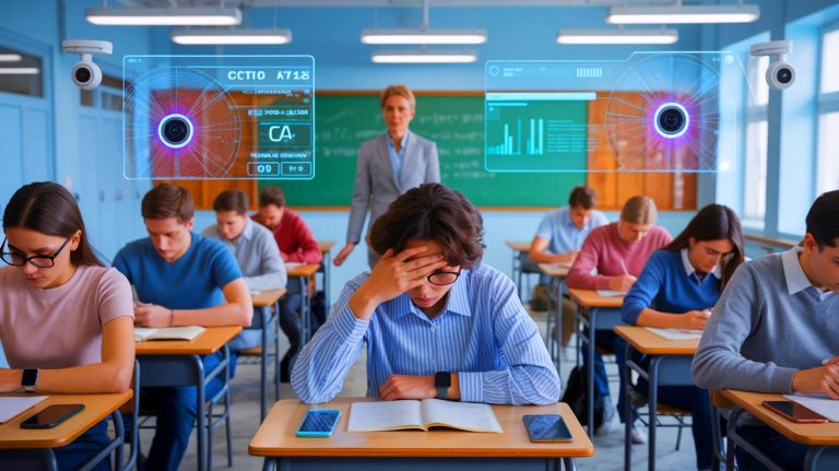 Au bac, détecteurs d’IA, brouilleurs et logiciels sophistiqués renforcent la surveillance et rendent la tricherie quasiment impossible dans les lycées