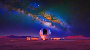 Illustration de la révélation de structures cachées dans les premières galaxies, générée par intelligence artificielle.