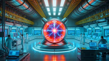 Illustration de la progression vers la fusion nucléaire contrôlée grâce au stellarator Wendelstein 7-X.