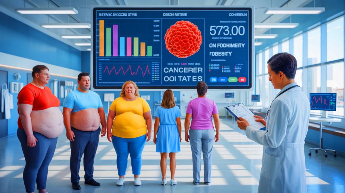 Illustration de l'impact croissant de l'obésité sur les décès par cancer aux États-Unis.