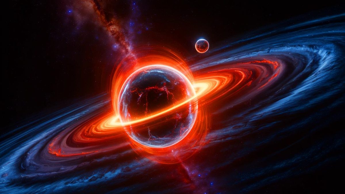 Quand cette collision de trous noirs de 85 fois la masse du Soleil défie nos lois, un scientifique crie : « Cela va changer notre compréhension de l’univers » Illustration de la fusion massive de trous noirs défiant les modèles astrophysiques.