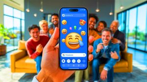 Illustration de la réintroduction du Poke modernisé sur Facebook par Meta.
