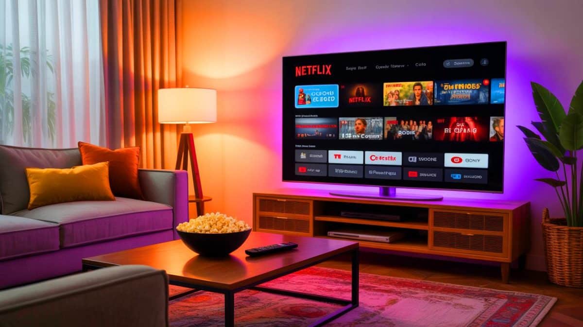 Illustration de la programmation variée de Netflix pour le mois d'octobre.