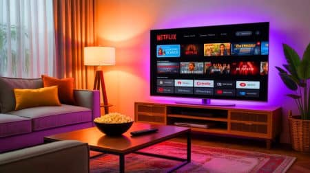 Illustration de la programmation variée de Netflix pour le mois d'octobre.