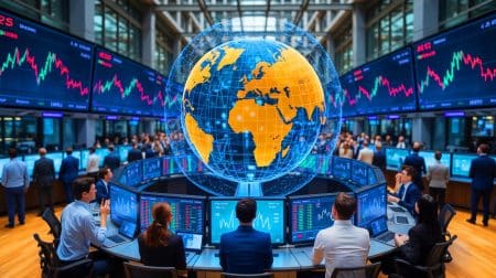 Illustration de l'engouement et des enjeux autour de la valorisation des entreprises de l'intelligence artificielle.