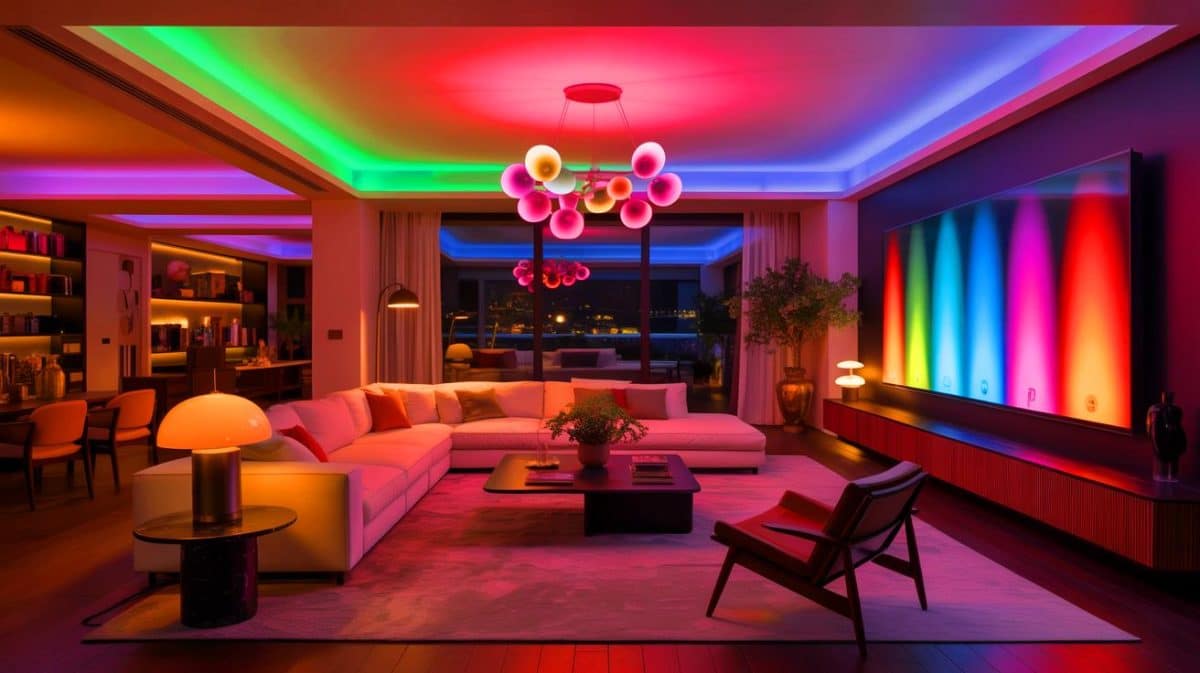 Illustration de l'offre promotionnelle sur les packs Philips Hue pour l'éclairage connecté.